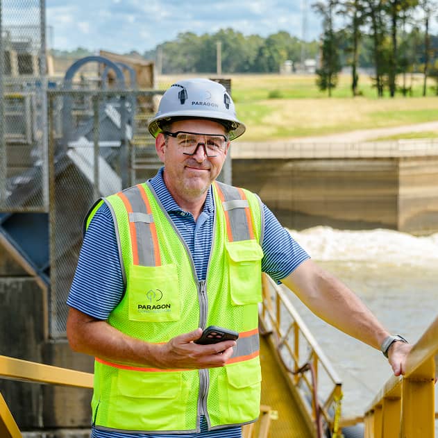 Paragon Construction Services Worker Smiling