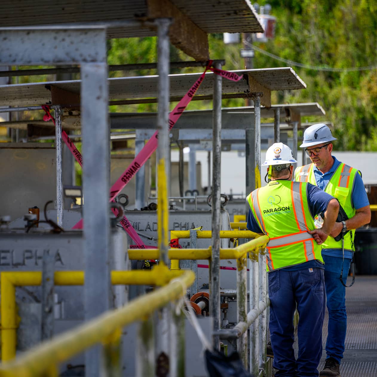 Paragon Construction Services Workers on Site