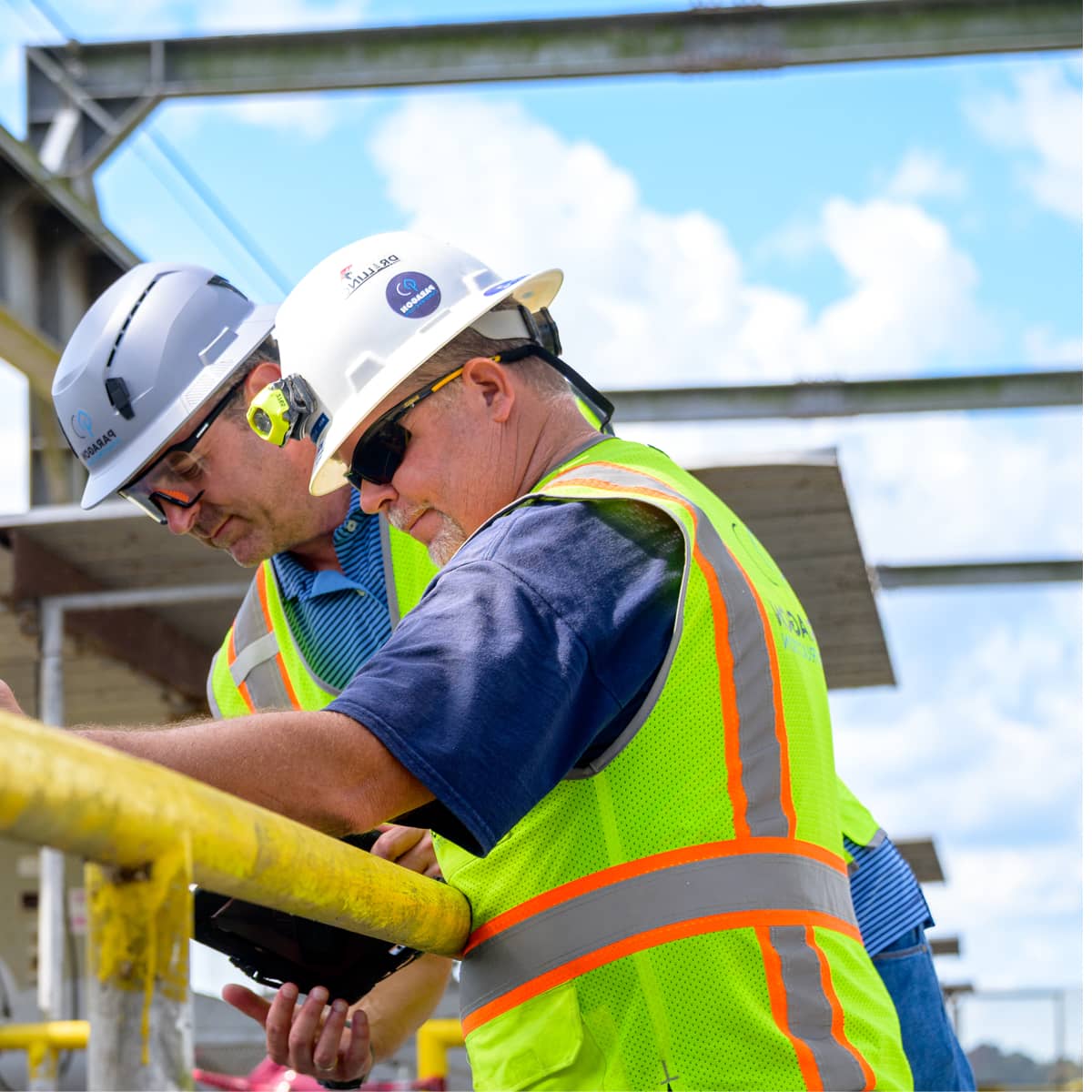 Paragon Construction Services Team Inspecting