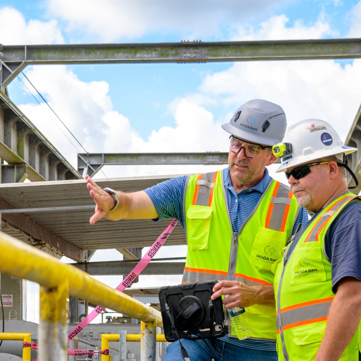 Paragon Construction Services Team Working