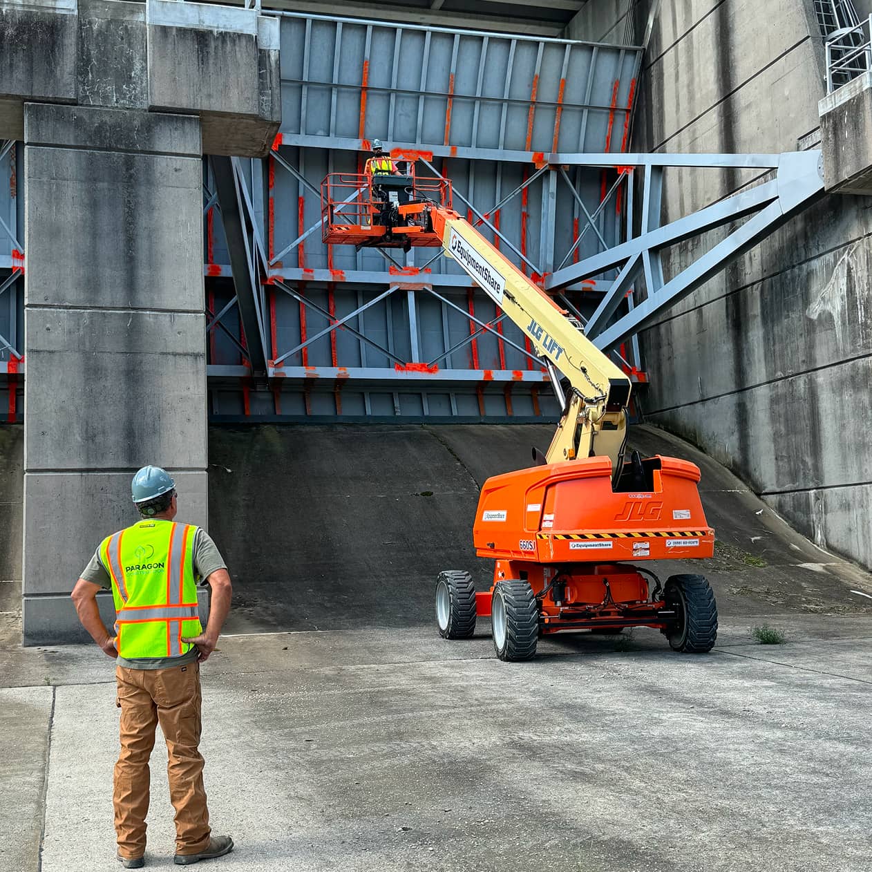 Paragon Construction Services Structural Steel Repair Prep